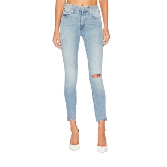 MOTHER Denim - Mother The looker ankle step fray in Despite Differences